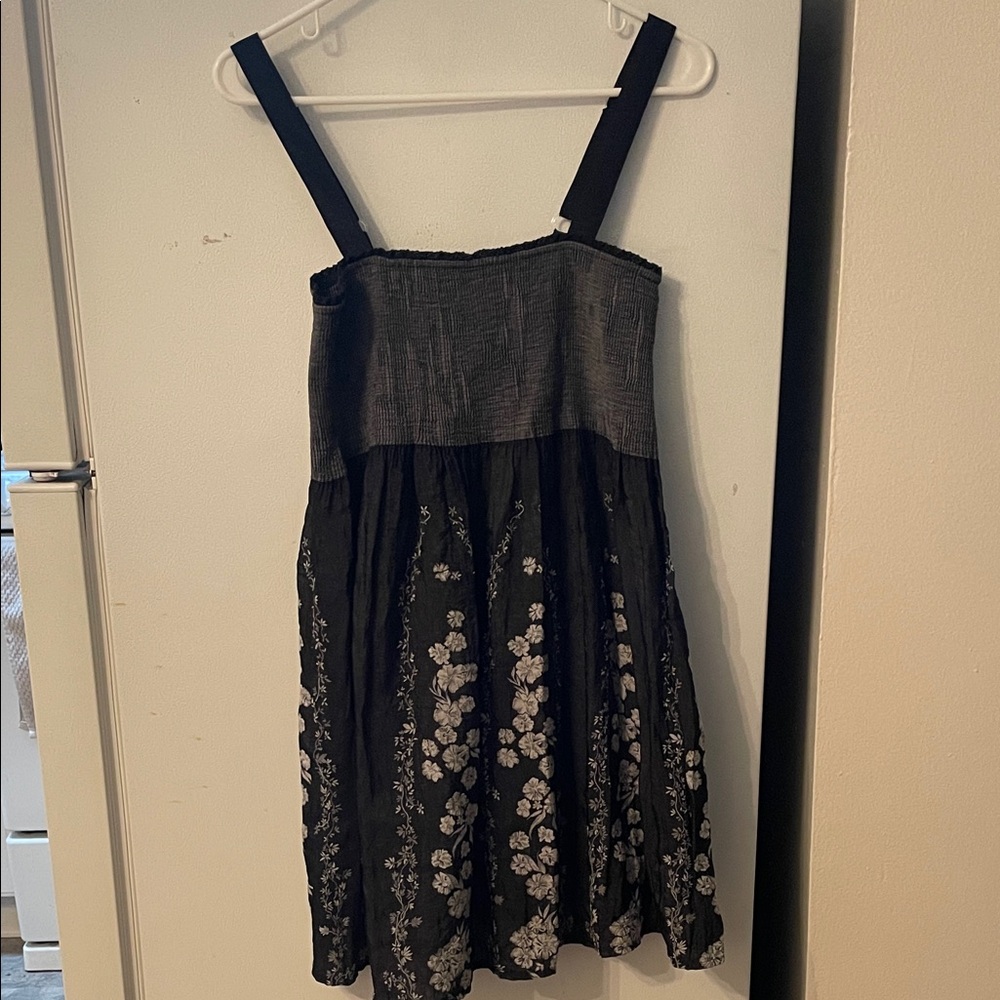 Lane Bryant Size 18 Floral Cottage Core Plus Mini Dress Adjustable Straps